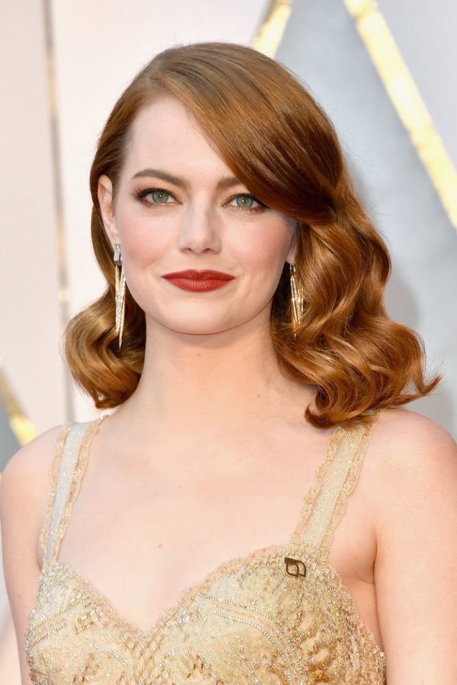 Emma Stone Oscars Hair 2017 - recreate her look at home