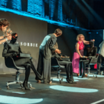 Trevor Sorbie Team on the Haircon Stage in 2024
