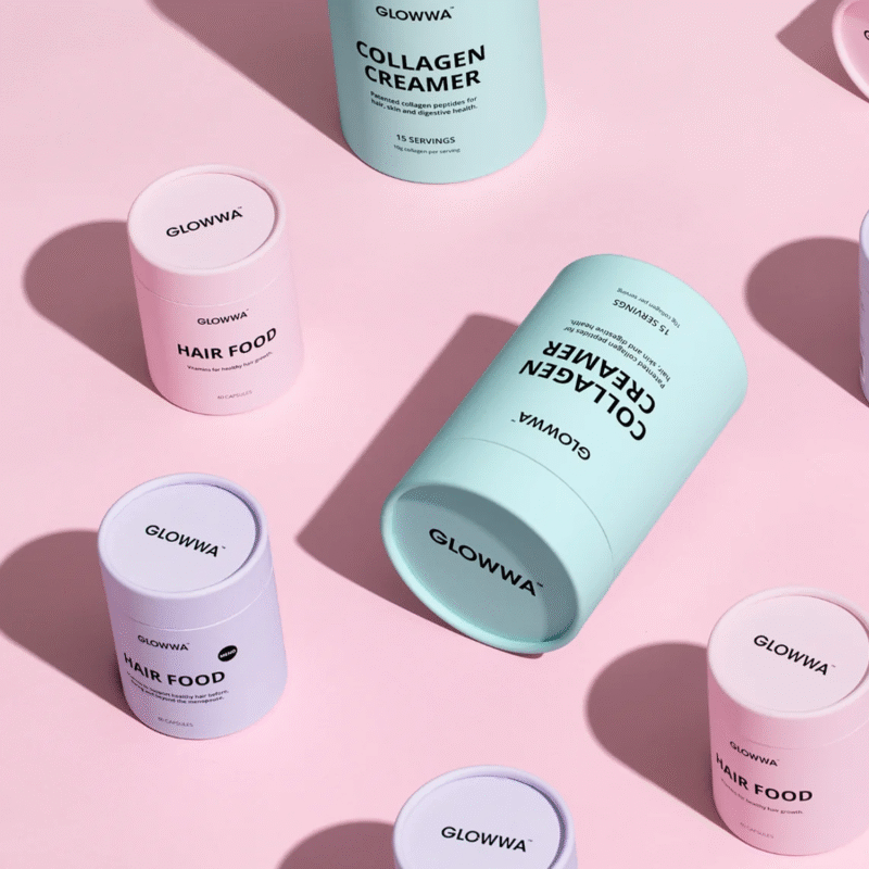Glowwa Collagen Creamer supplement now stocked in Trevor Sorbie salons